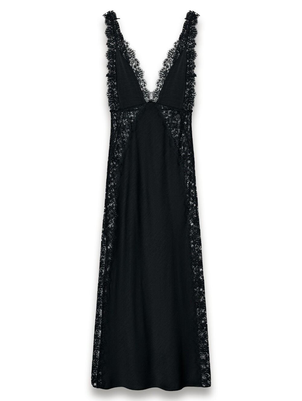 Black Lace Night Dress